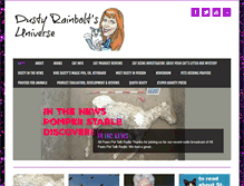 Tablet Screenshot of dustycatwriter.com